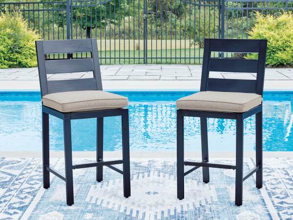 East Beach Outdoor Counter Height Bar Stool (Set of 2) - Image 3