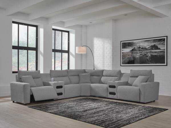 Modmax II 7-Piece Power Reclining Sectional with Audio Consoles - Image 3