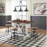 Valebeck Counter Height Dining Table and 4 Barstools - Image 3