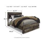 Derekson Queen Panel Storage Bed, Dresser and 2 Nightstands - Image 5