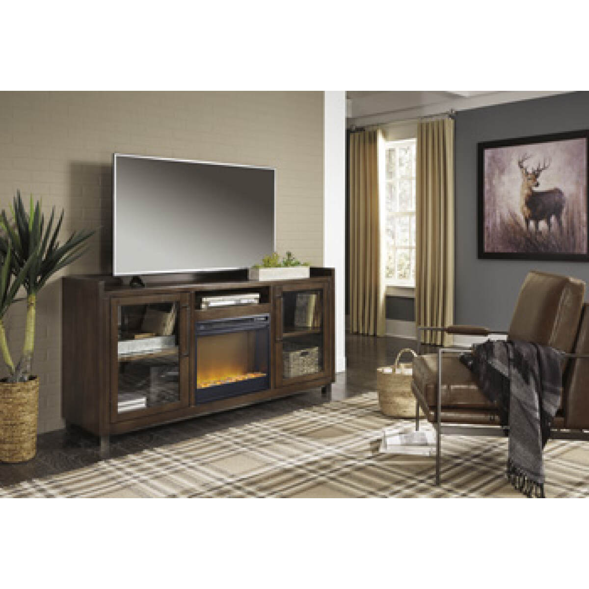 26e88585454d7af46e49d74845f02028 Starmore 70" TV Stand with Electric Fireplace - Image 1