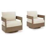 Serene Bay Outdoor Swivel Glider Chair with Cushion - Image 4
