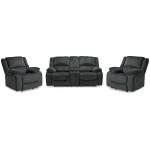 Draycoll Reclining Loveseat and 2 Recliners - Image 2