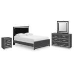 Zuraleus Queen Panel Bed, Dresser, Mirror and Nightstand