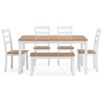Gesthaven Dining Table with 4 Chairs and Bench (Set of 6) - Image 7