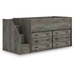 Frandern Twin Loft Bed with Drawer Storage - Image 4