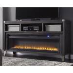 Todoe 65" TV Stand with Electric Fireplace - Image 3