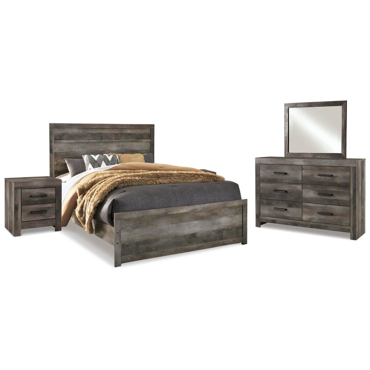 284b2e4c45165b86aa9cb35ef73d6fa2 Wynnlow Queen Panel Bed, Dresser, Mirror and 2 Nightstands - Image 1