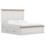 Savonport King Panel Bed with Storage