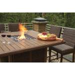 Paradise Trail Outdoor Bar Fire Pit Table with 6 Barstools - Image 7