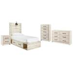 Cambeck Twin Panel Bed, Dresser, Chest and Nightstand