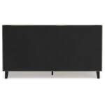 Cielden King Upholstered Bed with Roll Slats - Image 7