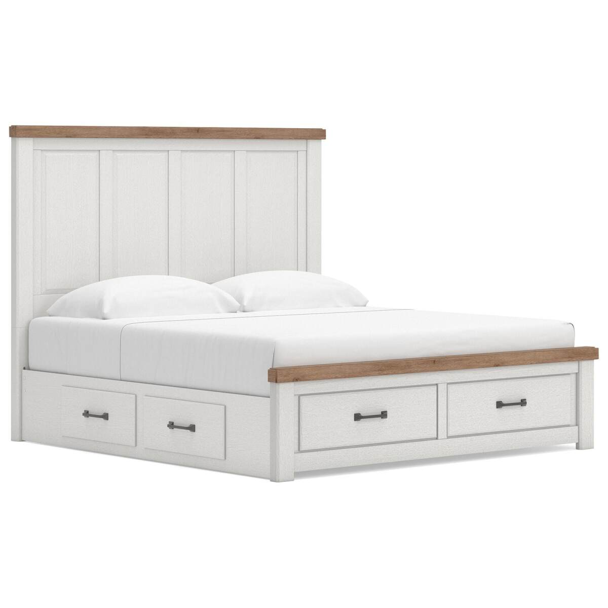 296a7e92ad9833e6b8229d34a531d21b Savonport King Panel Storage Bed - Image 1