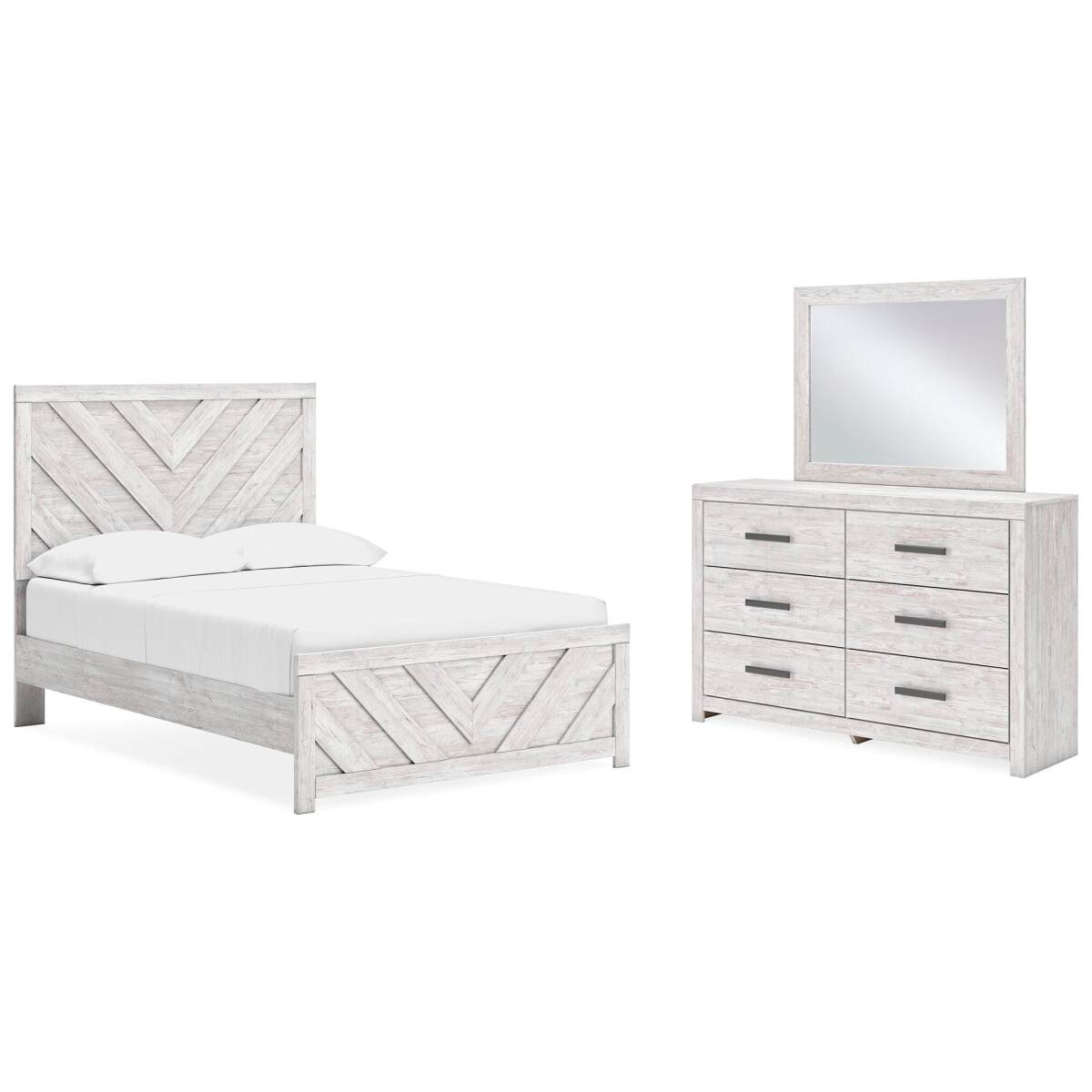 29866911cba644da4bddb97eae4cf9cf Cayboni Full Panel Bed, Dresser and Mirror - Image 1