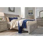 Lettner Queen Sleigh Bed with 2 Storage Drawers - Image 4