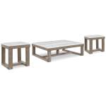 Loyaska Coffee Table and 2 End Tables - Image 2
