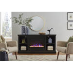 Byron 66" Fireplace Console MBB1940-BLK MBB1940-BLK - Image 5