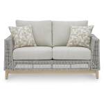Seton Creek Outdoor Loveseat with Cushion - Image 4