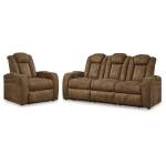 Wolfridge Power Reclining Sofa and Power Recliner