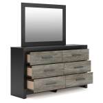 Broachmyn Full Bookcase Bed, Dresser and Mirror - Image 4