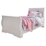 Anarasia Twin Sleigh Bed, Dresser, Mirror and Nightstand - Image 3