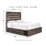 Drystan Queen Panel Bed with Mirrored Dresser and Nightstand - Image 7