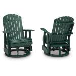 Shell Beach Outdoor Swivel Glider Chair - Image 2