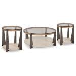 Frazwa Coffee Table and 2 End Tables - Image 2