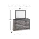 Bronyan King Panel Bed, Dresser and Mirror - Image 8
