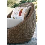 Double Point Outdoor Loveseat/2 Swivel Chairs (Set of 3) - Image 6