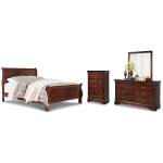 Alisdair Queen Sleigh Bed, Dresser, Mirror, and Chest