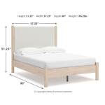 Cadmori Full Upholstered Panel Bed, Dresser and Mirror - Image 17