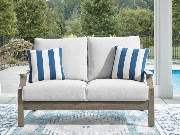 Rainier Ranch Outdoor Loveseat with Cushion - Image 3