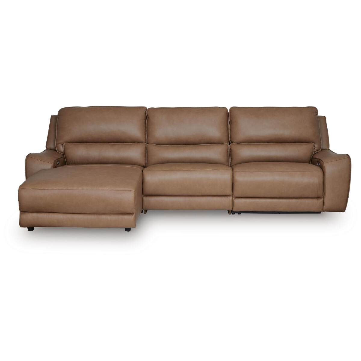 2d55ec0ede92911a8d84120c6d79cc17 DeepWakes 3-Piece Reclining Sofa Chaise - Image 1