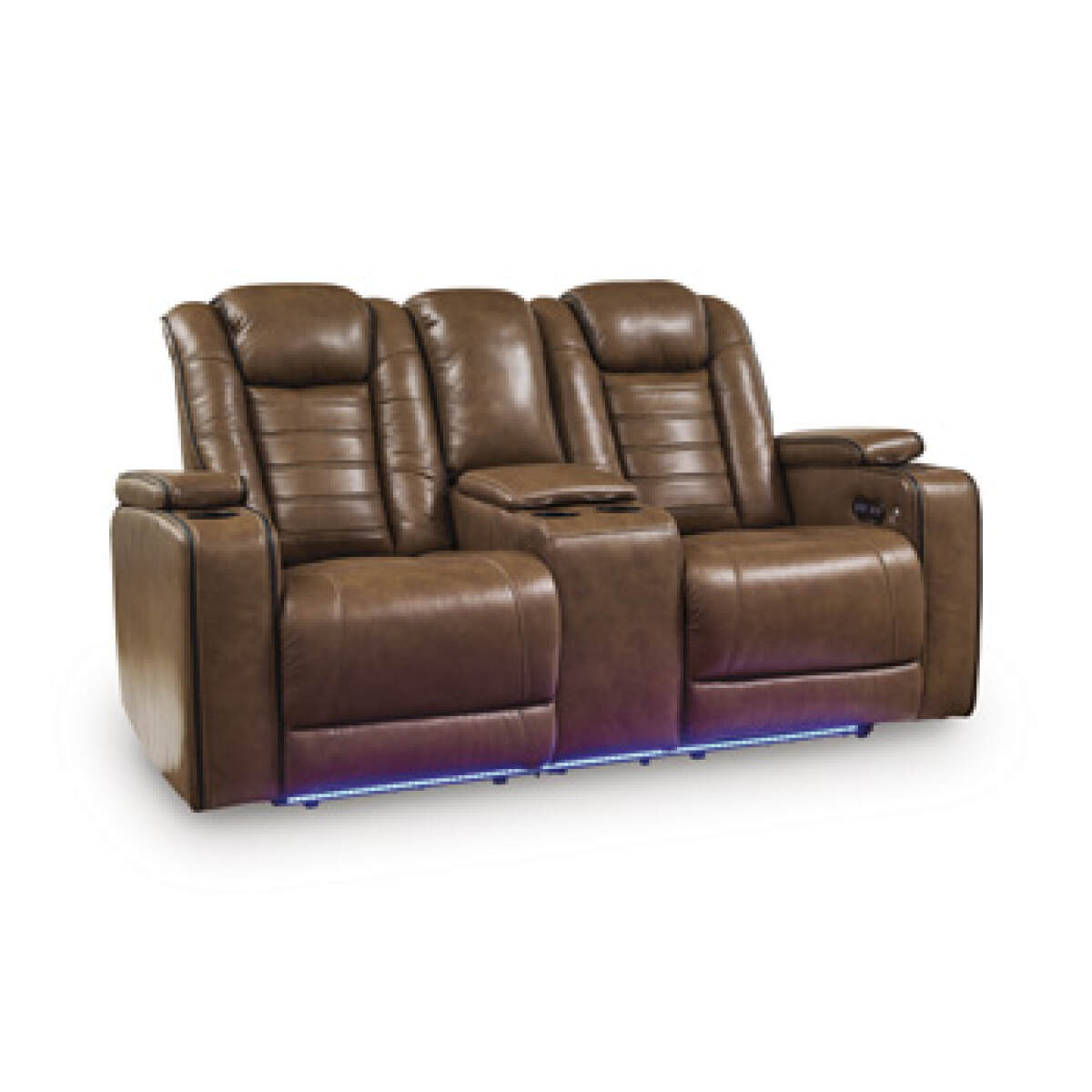 2ddba02e3ab433addc99a32eb64fdaf0 Gruaro Power Reclining Loveseat with Console - Image 1