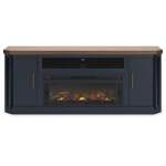 Landocken 83" TV Stand with Electric Fireplace