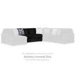 Midnight-Madness Armless Loveseat - Image 3