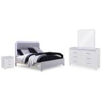 Jarlee Queen Panel Bed, Dresser, Mirror and Nightstand