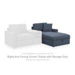 Modmax Right-Arm Facing Corner Chaise with Storage - Image 3