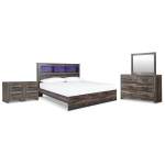 Drystan King Panel Bed, Dresser, Mirror and 2 Nightstands - Image 2