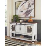 Valebeck Counter Height Dining Table, 6 Barstools and Server - Image 11