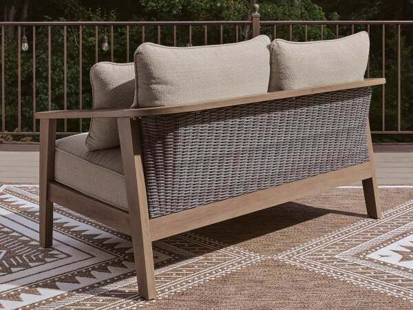 Harmony Headlands Outdoor Loveseat with Cushion - Image 6