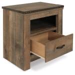 Trinell Queen Poster Bed, Dresser, Mirror and Nightstand - Image 5