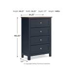 Landocken Twin Panel Bed, Chest and Nightstand - Image 11