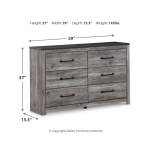 Bronyan Queen Panel Bed and Dresser - Image 7