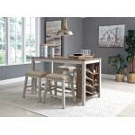 Skempton Counter Height Dining Table and 4 Barstools - Image 2