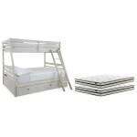 Robbinsdale Twin over Full with Storage and Mattresses
