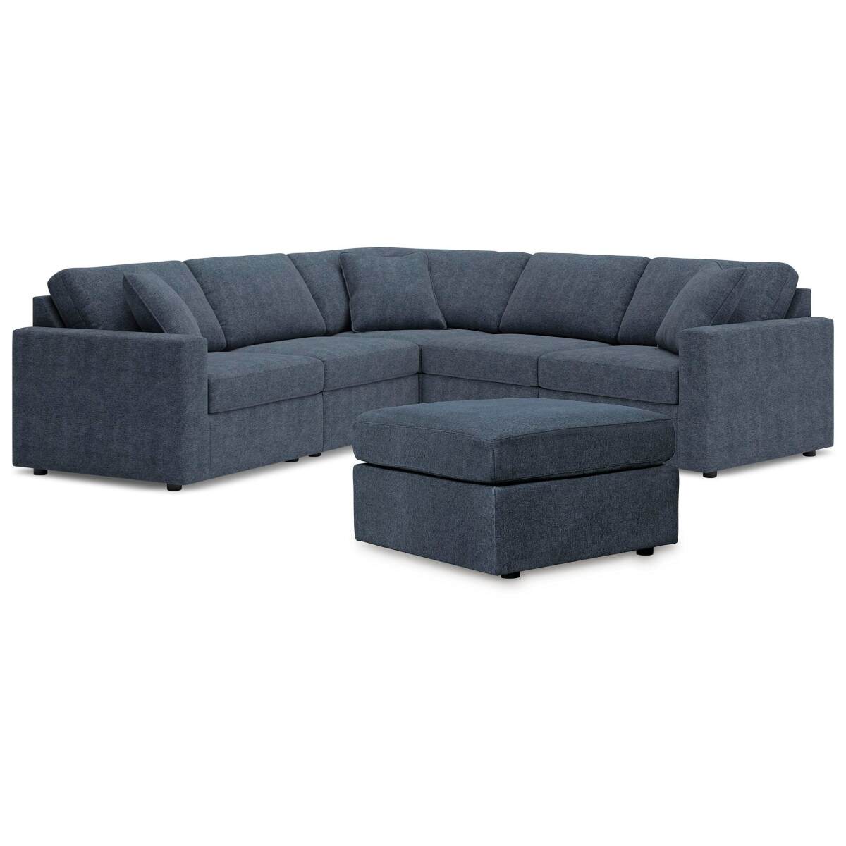 31d8f1a870ee17365c9ae88ccfbc67b8 Modmax 5-Piece Sectional and Ottoman - Image 1