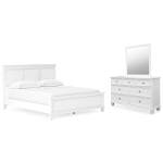 Fortman California King Panel Bed, Dresser and Mirror