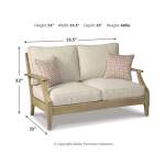 Clare View Outdoor Loveseat and 4 Lounge Chairs - Image 10